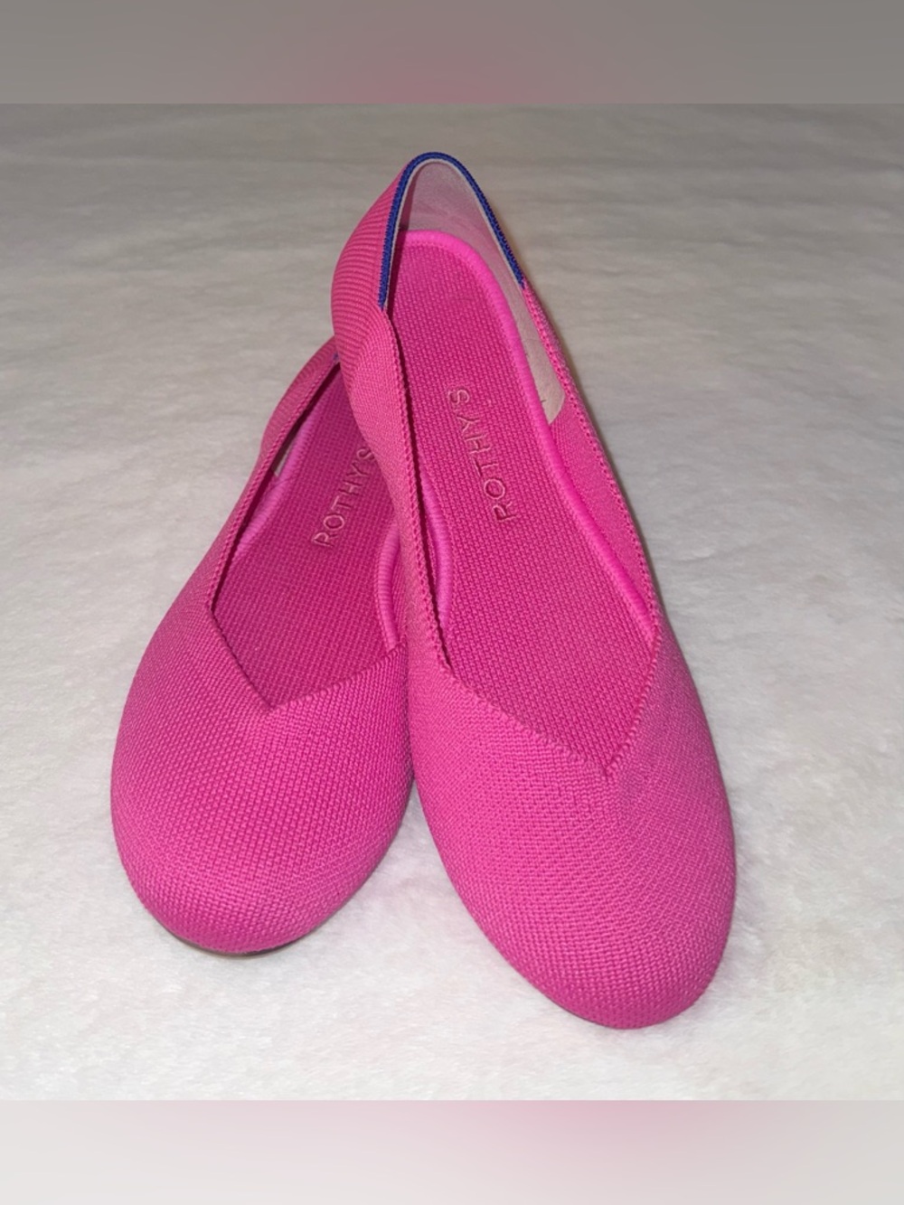 Rothy’s The Flat in Dragonfruit,Size-6.5 NWOT